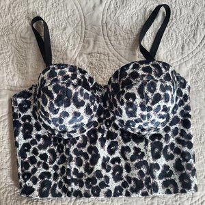 Leopard print bralette